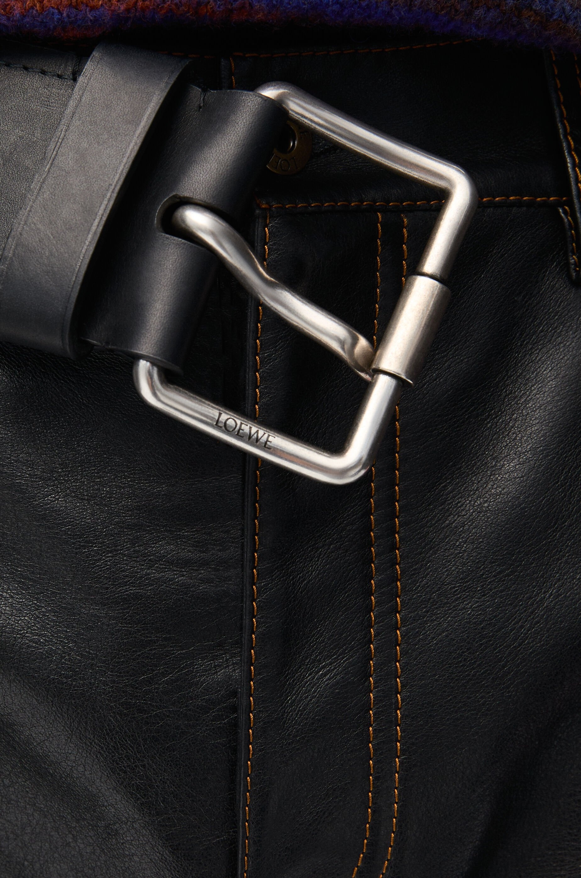 Trousers in nappa calfskin - 5