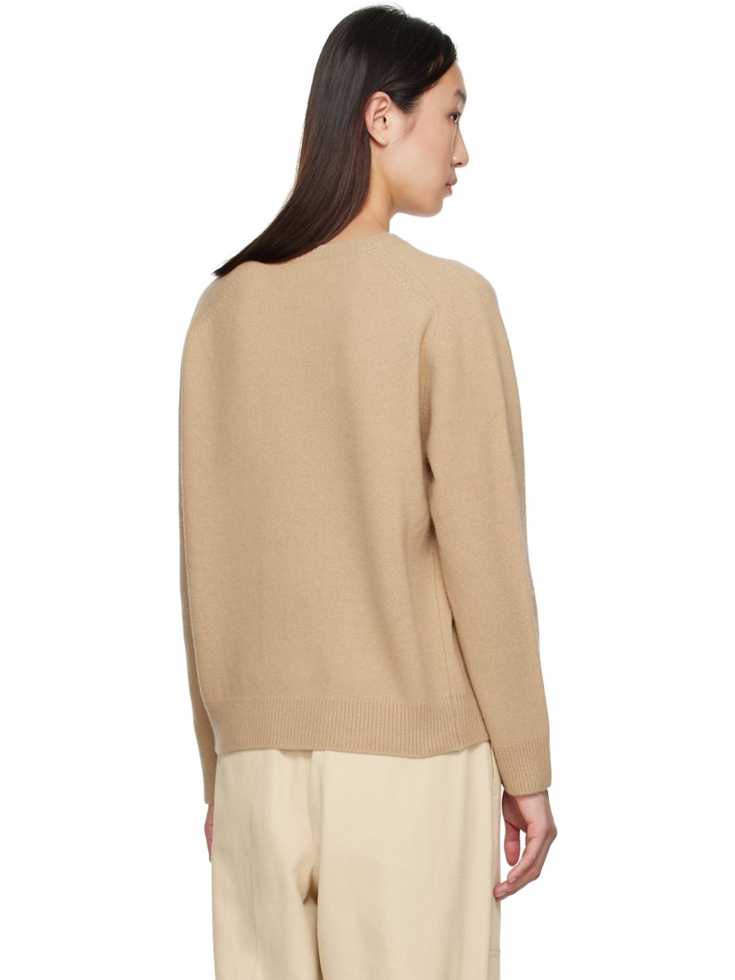 Beige Raglan Sweater - 3