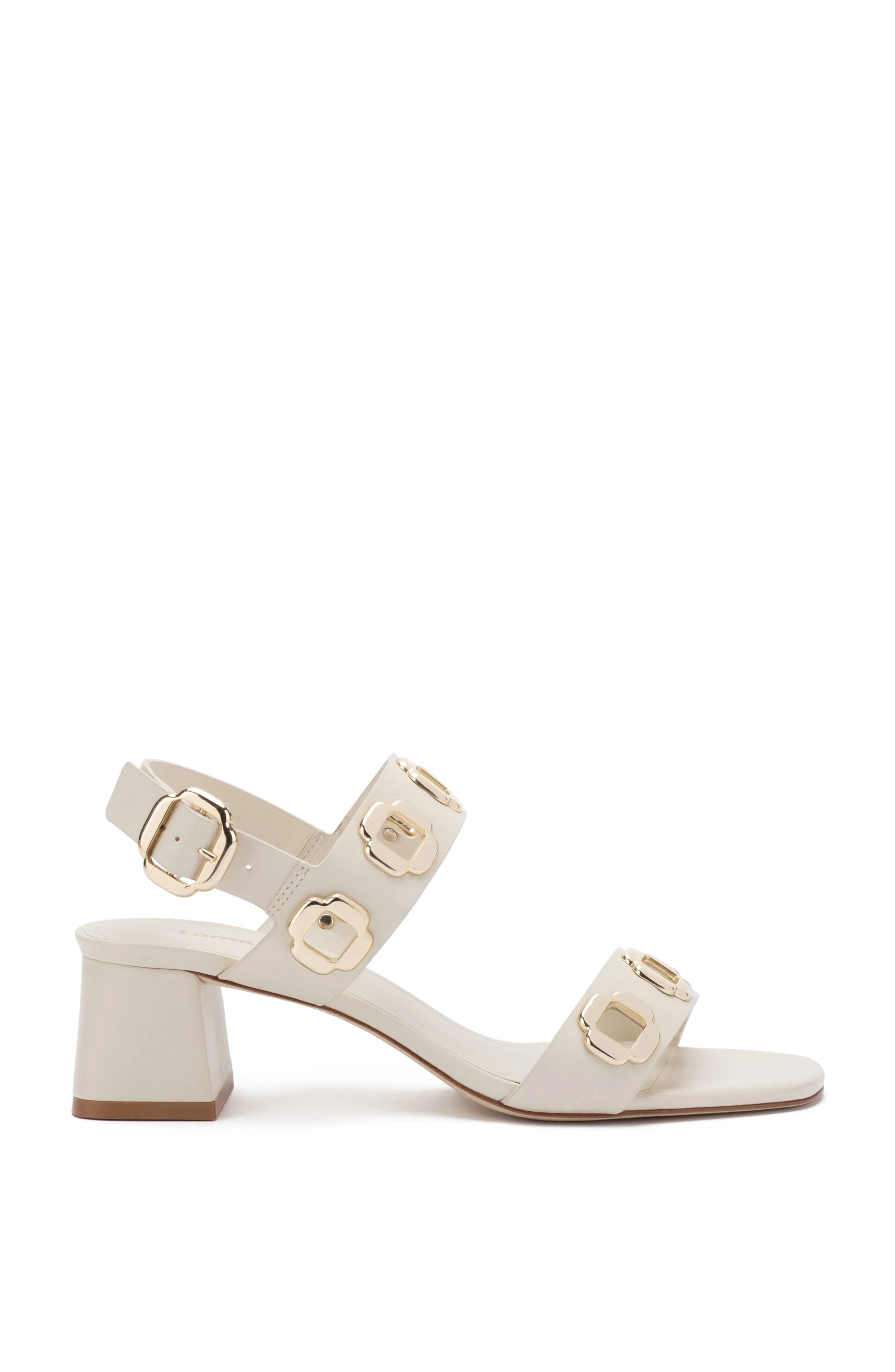 Larroudé Milan Sandal in Ivory at Nordstrom - 1