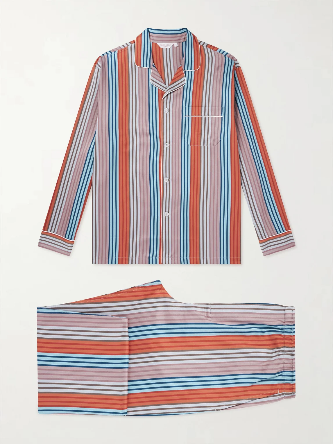 Wellington 61 Striped Cotton Pyjama Set - 1