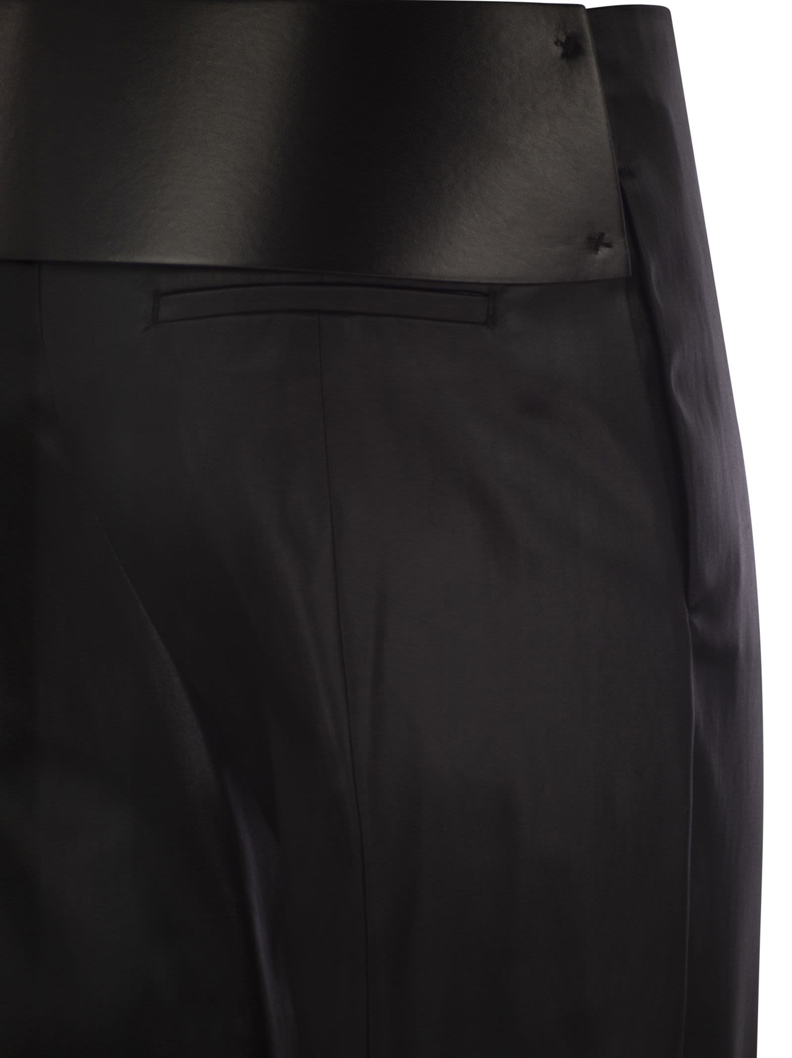 Sportmax Women Adepto - Satin Slim Fit Trousers - 4