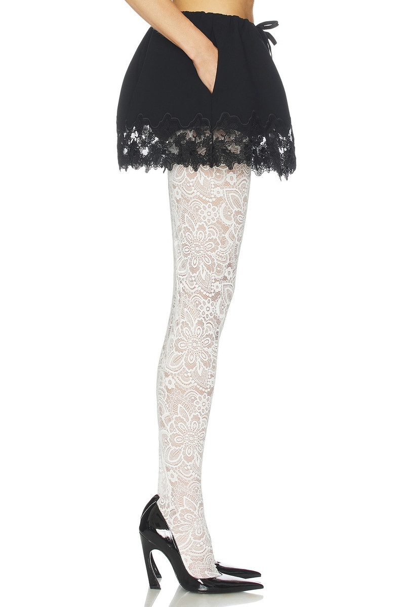 HELSA The Scrunchie Skort in Very Heavy Crepe outlook