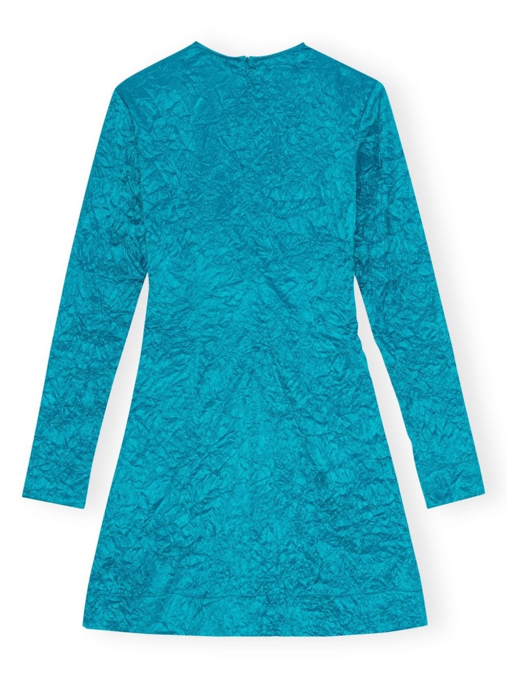 crinkled-satin knot dress - 3