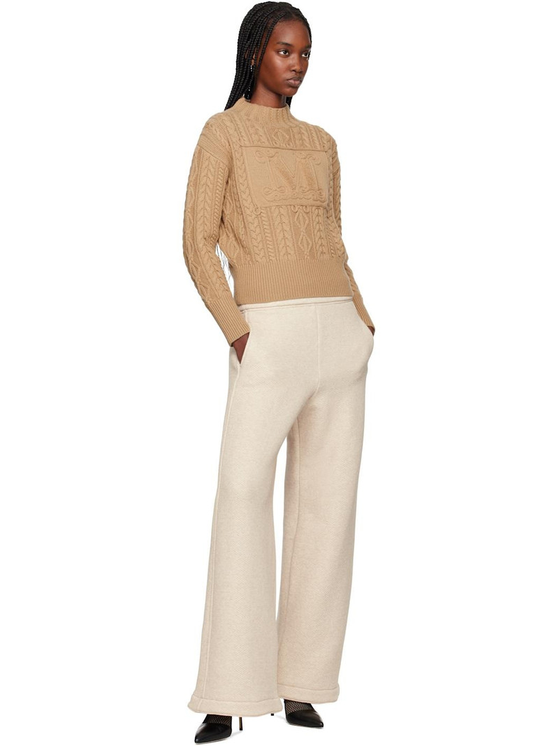 Max Mara Tan Miranda Sweater outlook