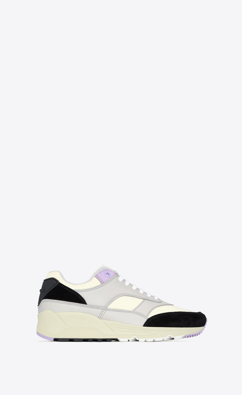 bump sneakers in nylon, suede and leather - 1