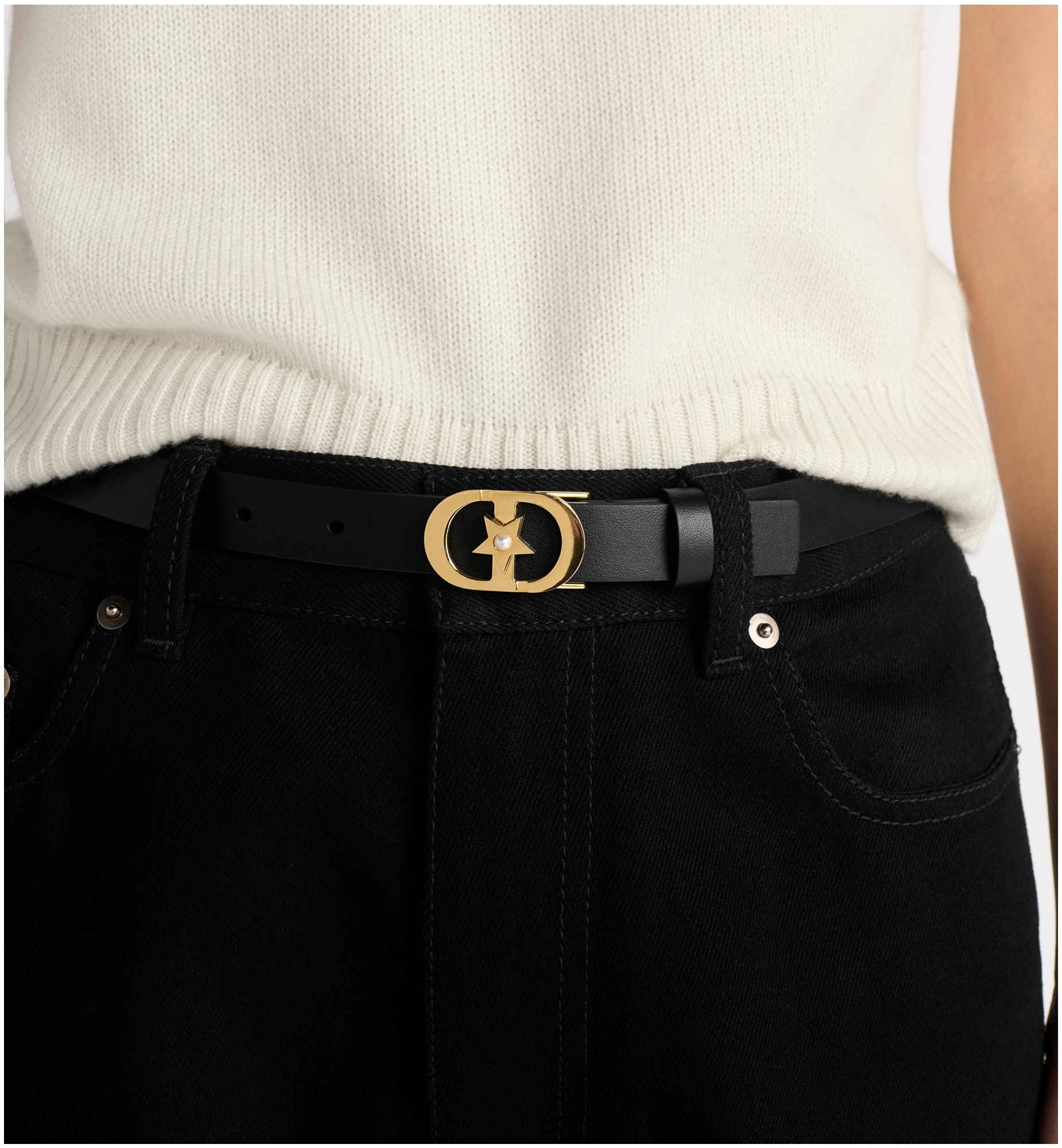 Dior Lucky 30 Montaigne Star Belt | REVERSIBLE