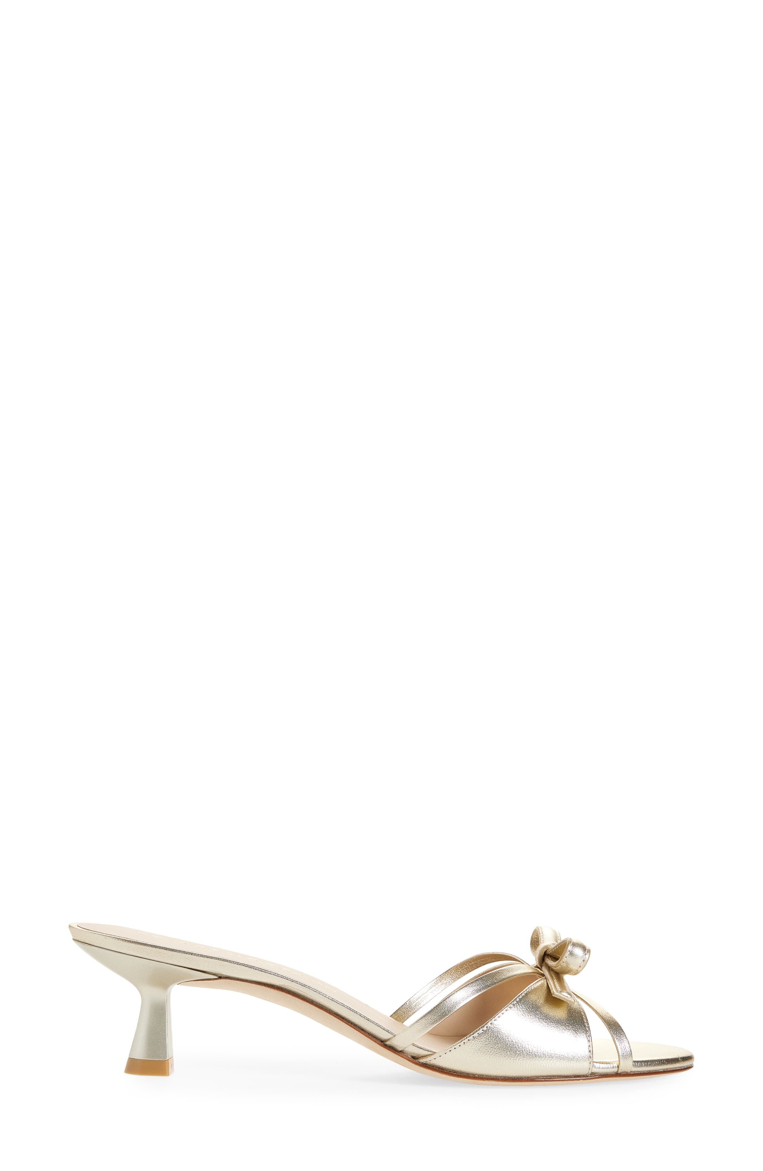 Stuart Weitzman Felicity Slide Sandal in Platino at Nordstrom - 3