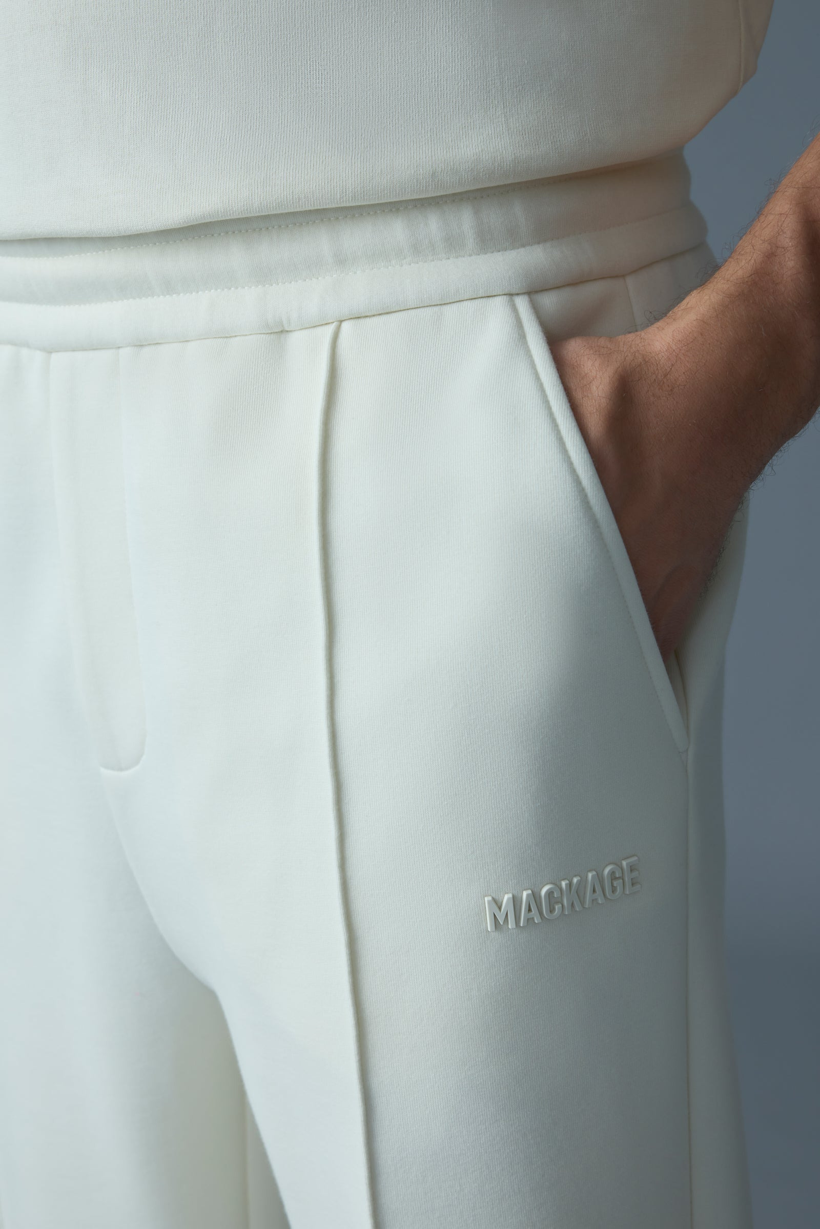 JAMIL-R Double-face jersey sweatpants - 5