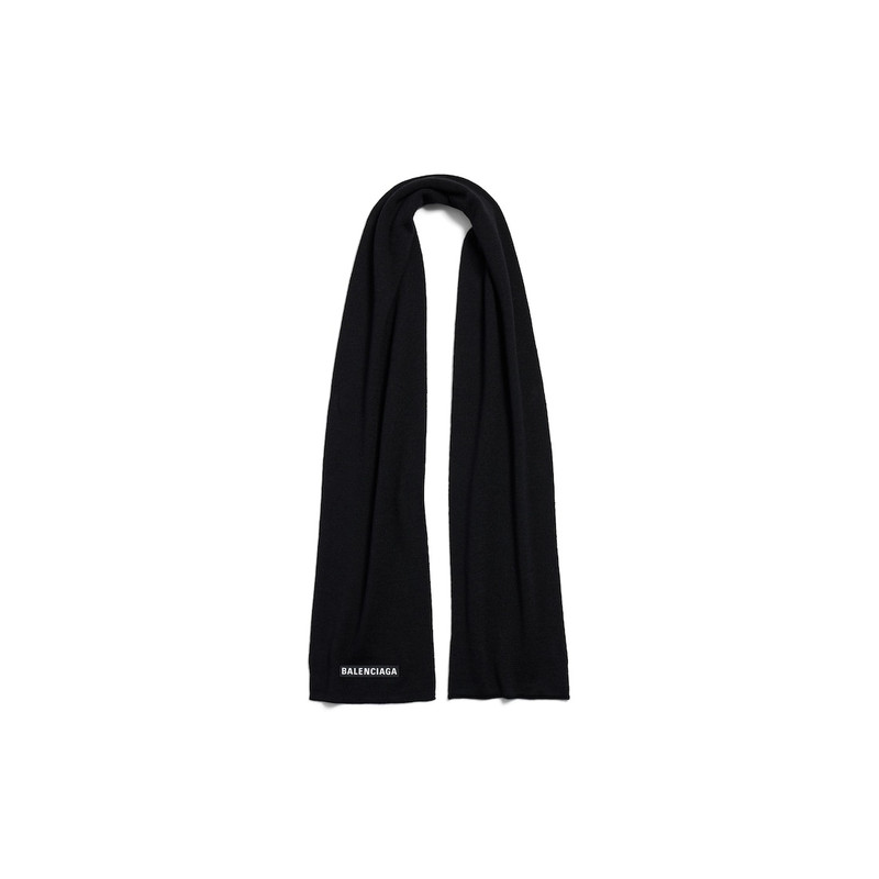 BALENCIAGA Patch Scarf in Black outlook