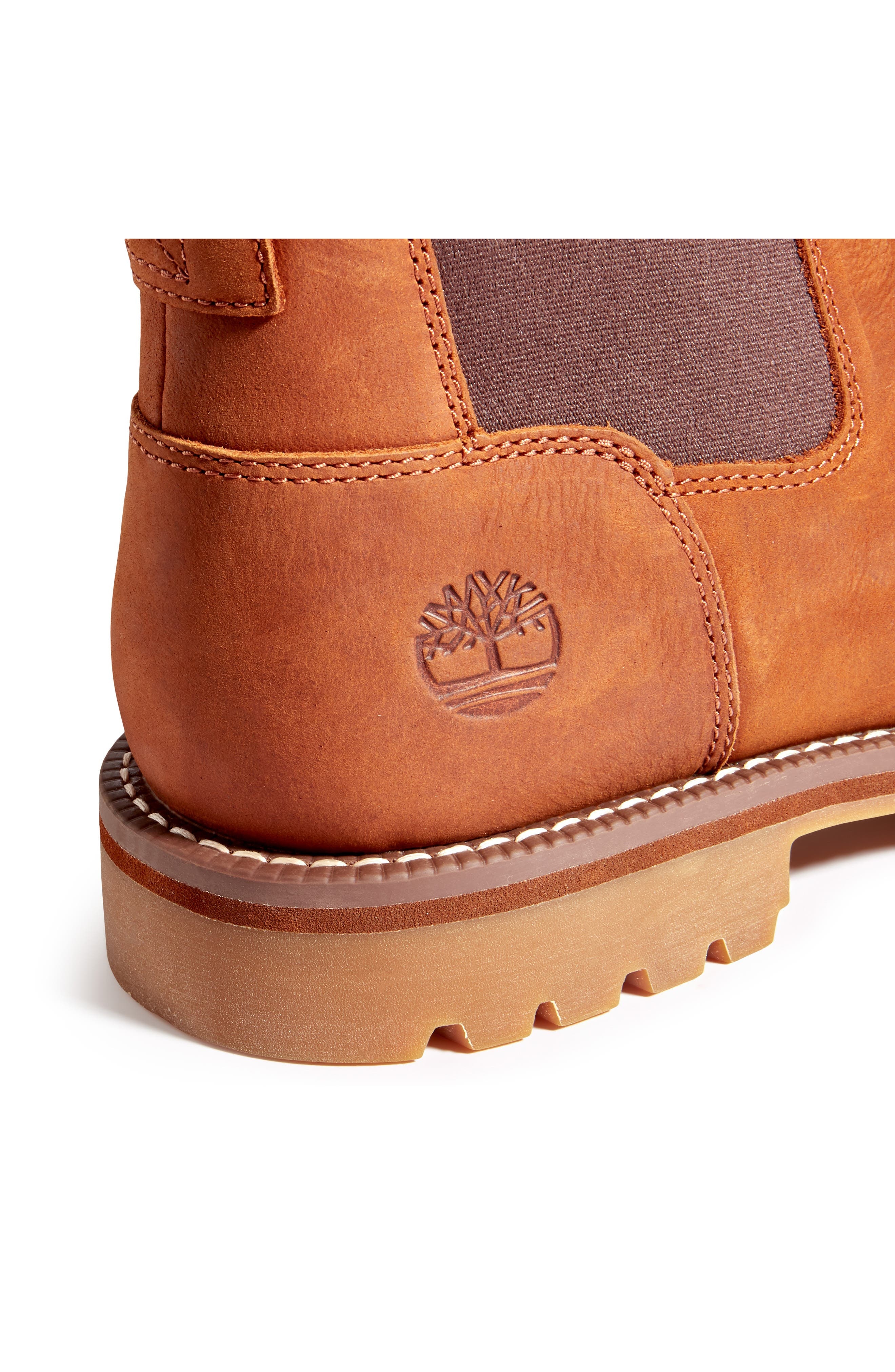 Timberland Redwood Falls Chelsea Boot in Rust Full Grain at Nordstrom - 4
