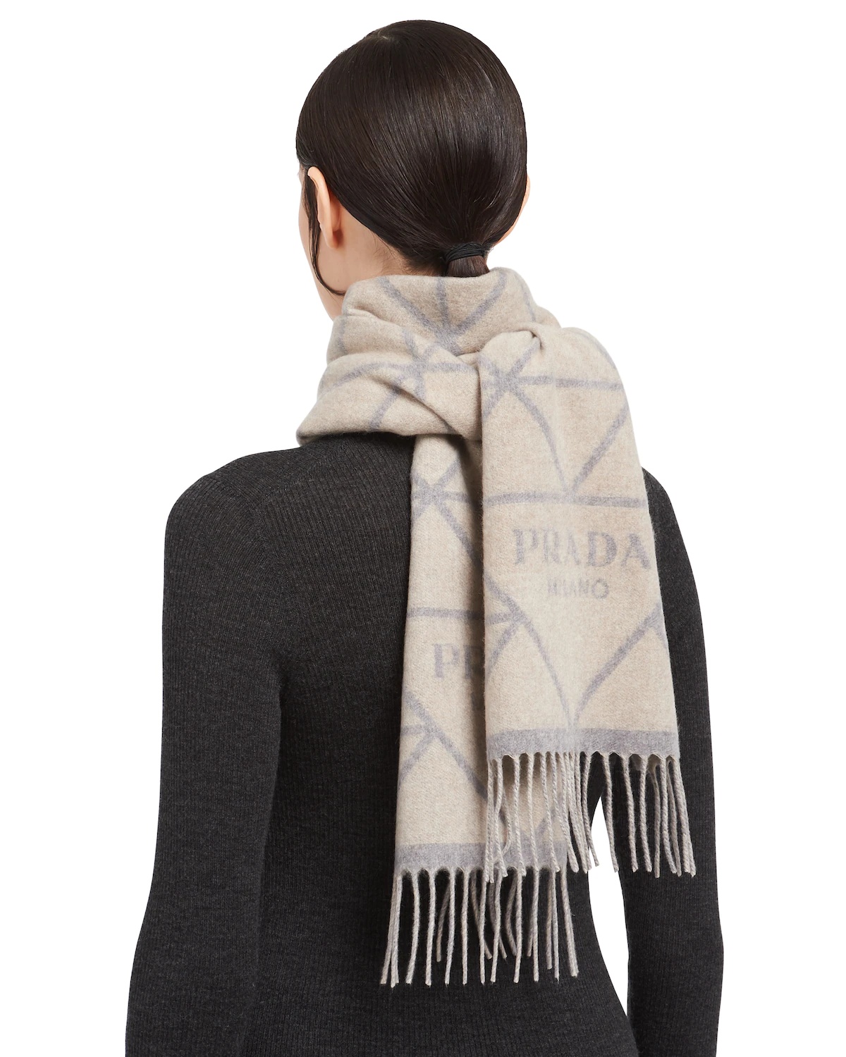 Double cashmere scarf - 3
