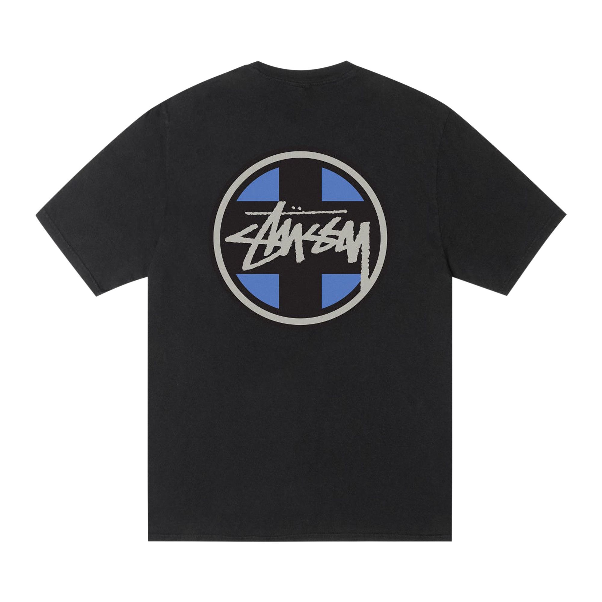 Stussy Cross Dot Tee Pigment Dyed 'Black' - 2