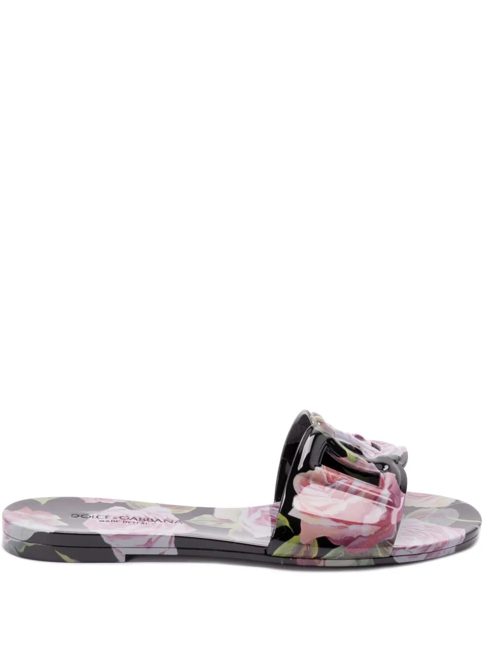 Slide Sandals With Print - 1