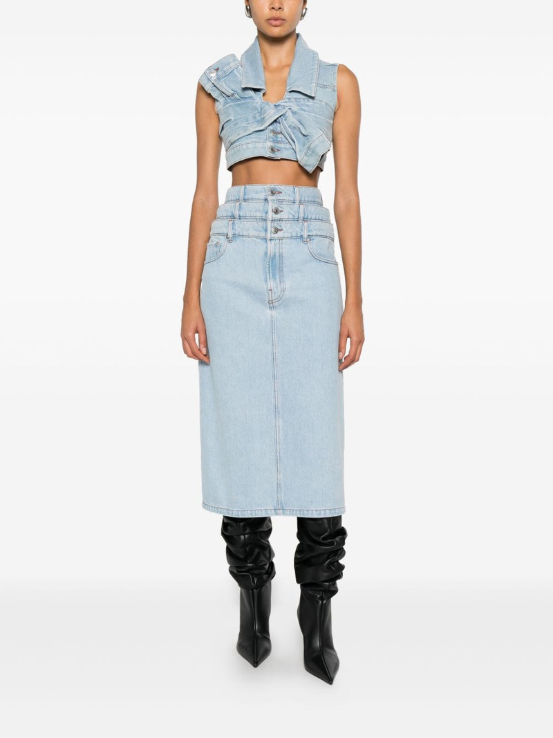 VIKTOR & ROLF tie-detail vest outlook