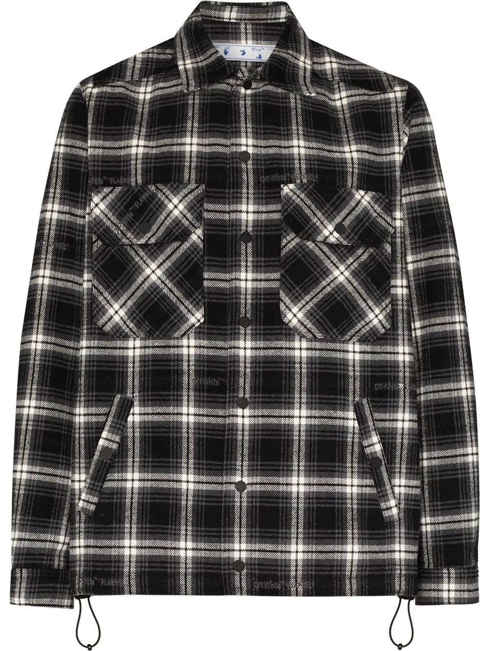 Arrows checkered overshirt - 1