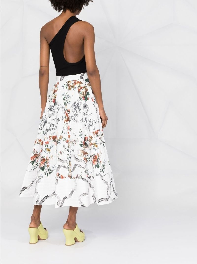 Judith floral midi skirt - 6