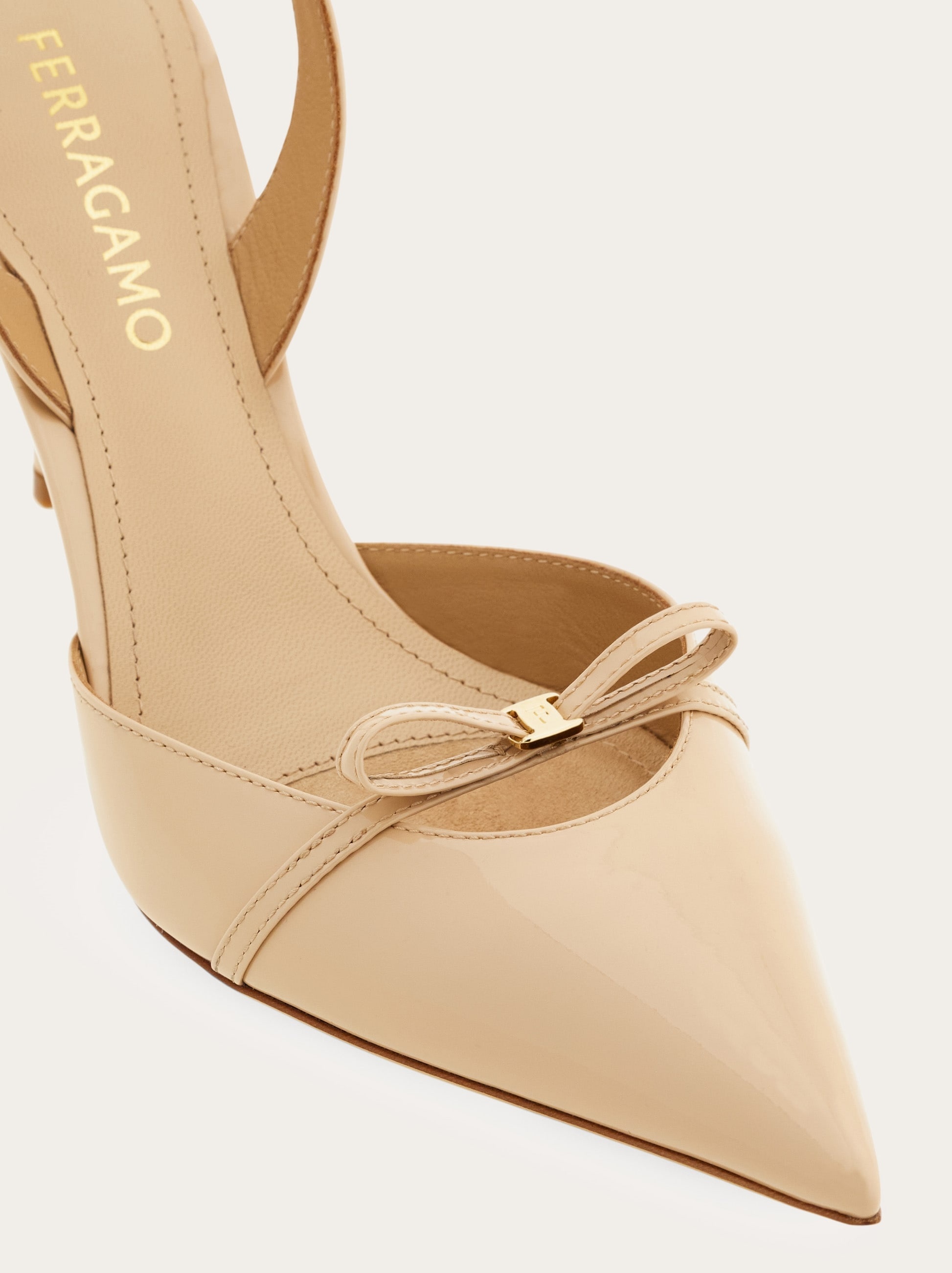 Mini bow slingback - 6