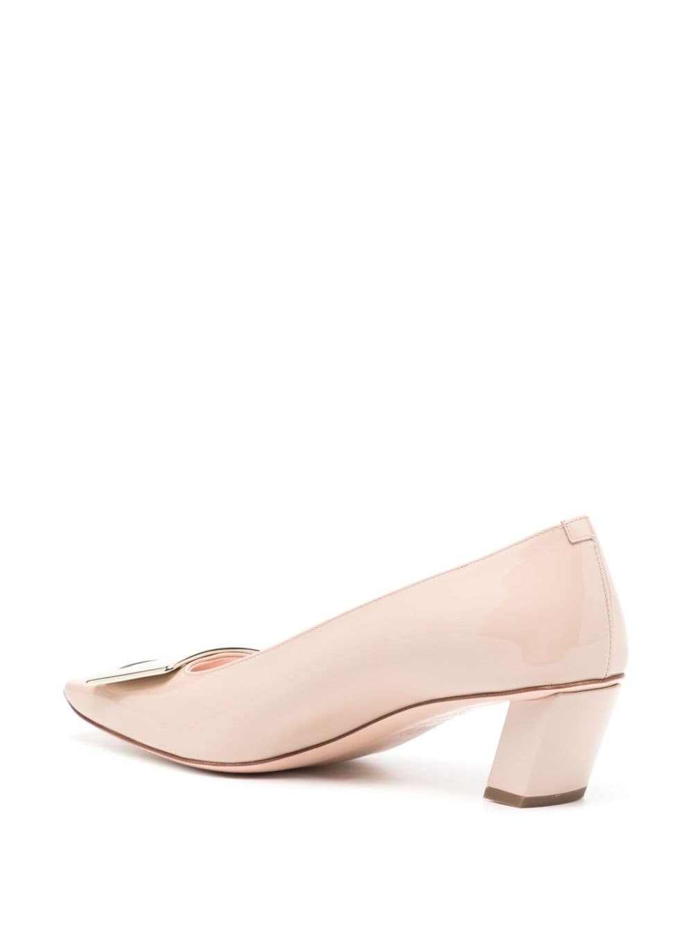50mm buckled patent pumps - 3