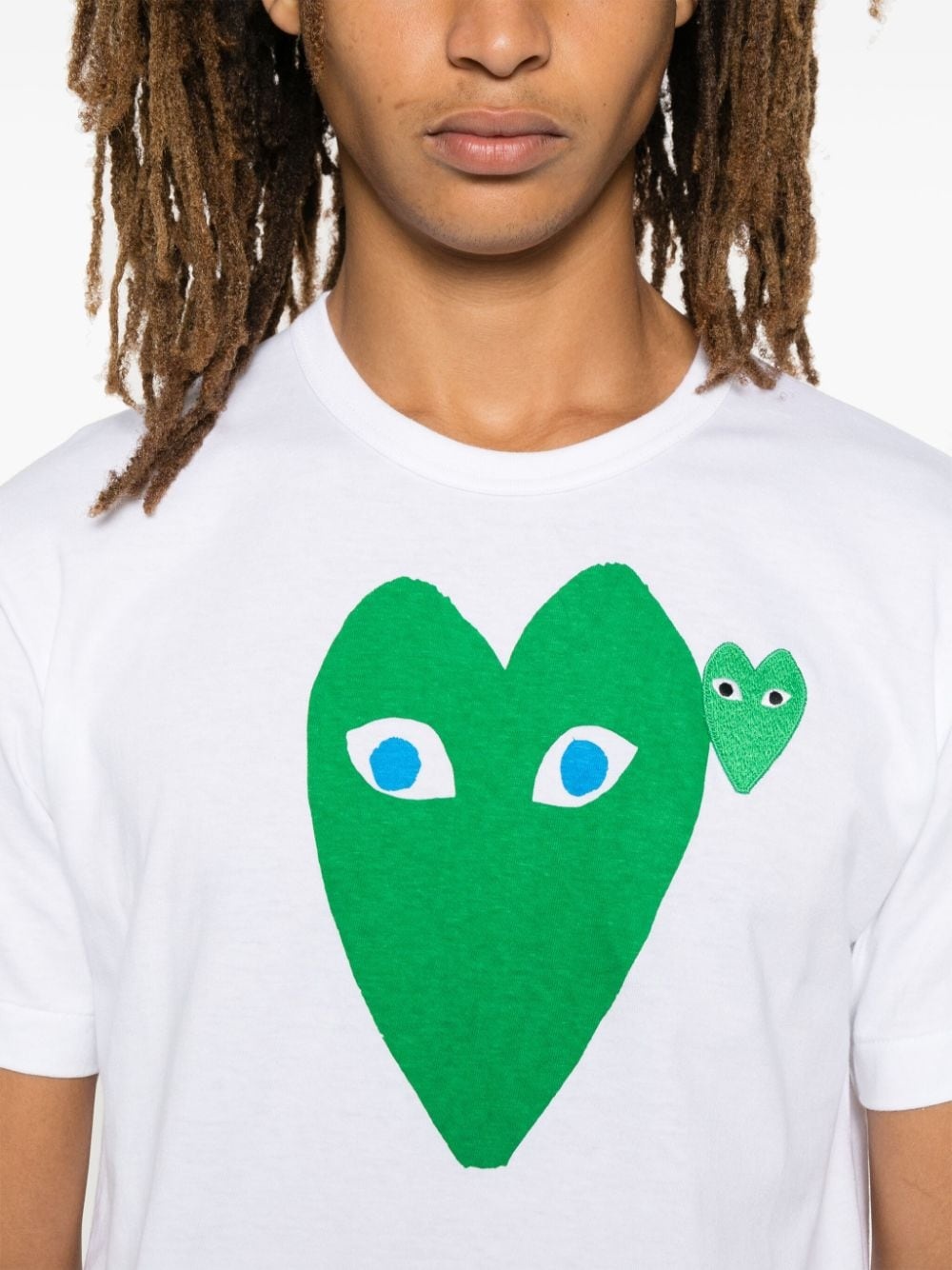 heart-print T-shirt - 5