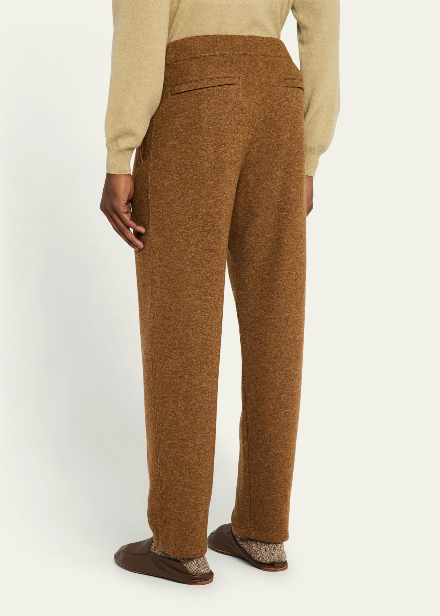 Men's Rio Bodro Novalis Cashmere Melange Pull-On Pants - 3