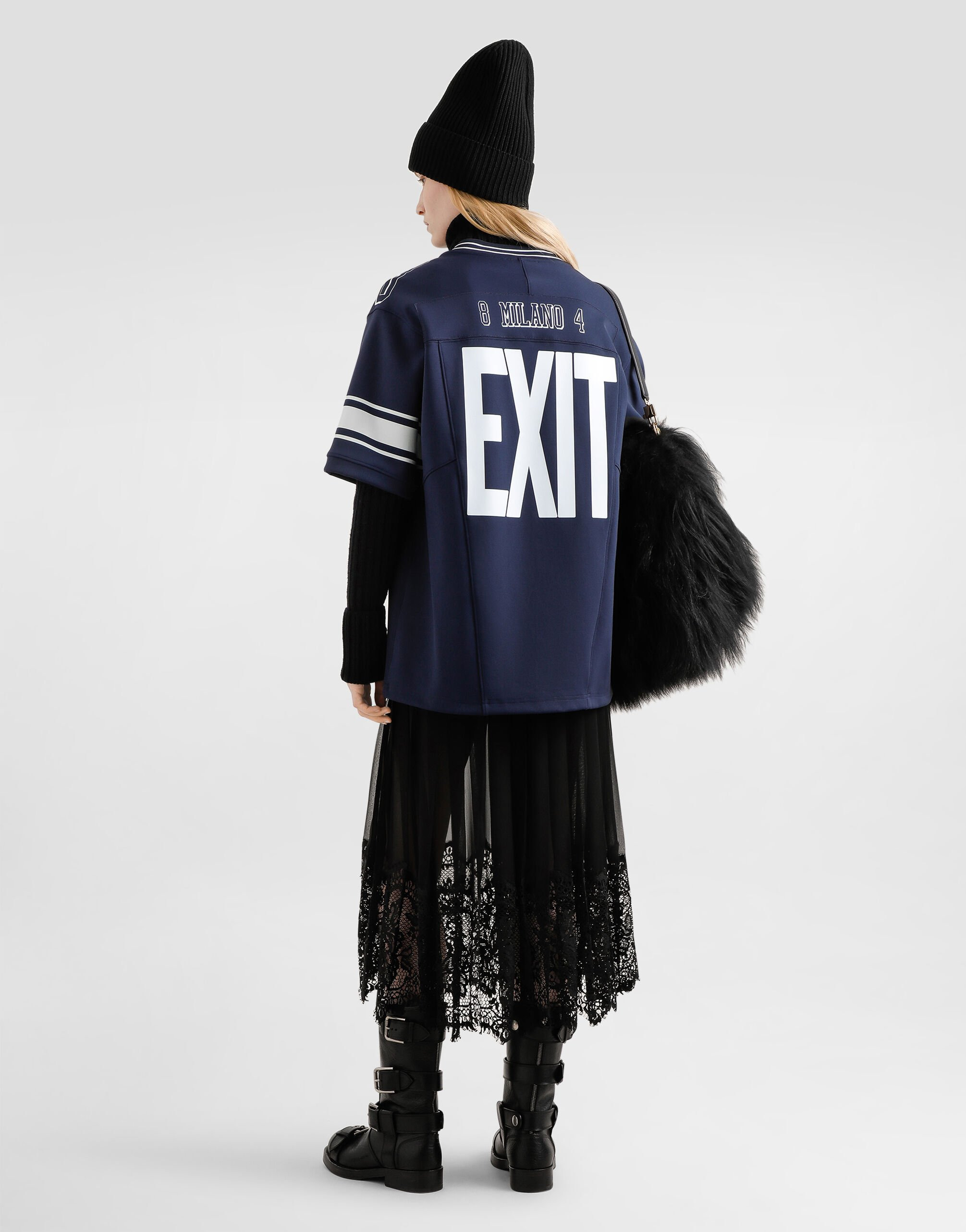 T-shirt with print and patch - 3