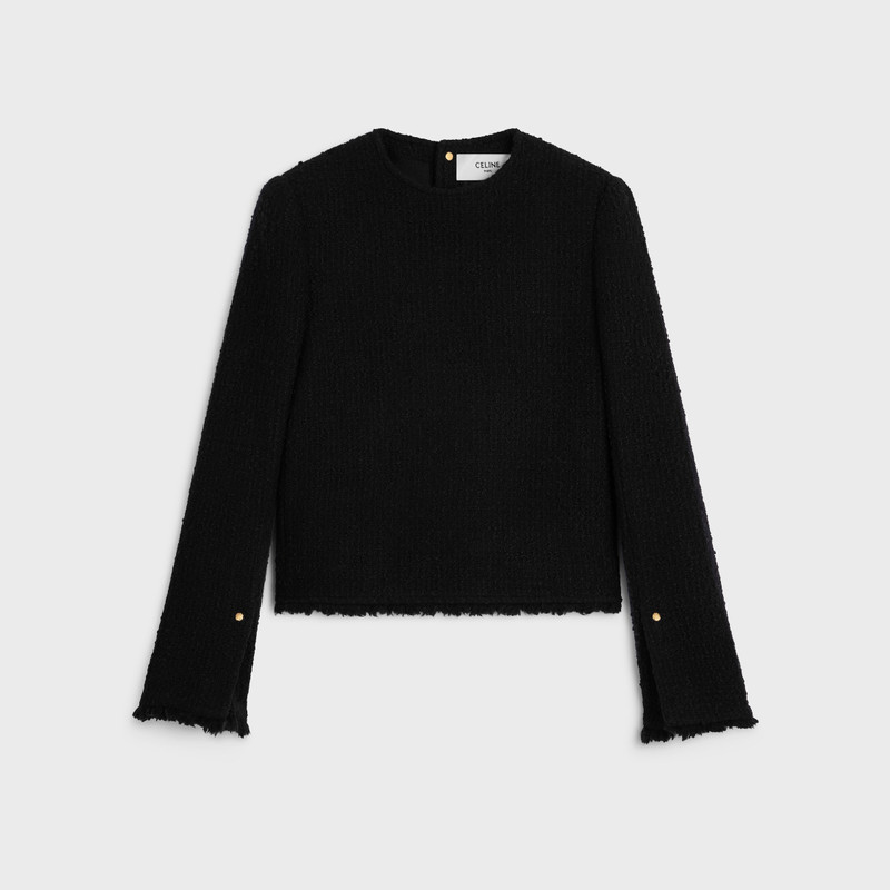 long-sleeved top IN wool natté 1