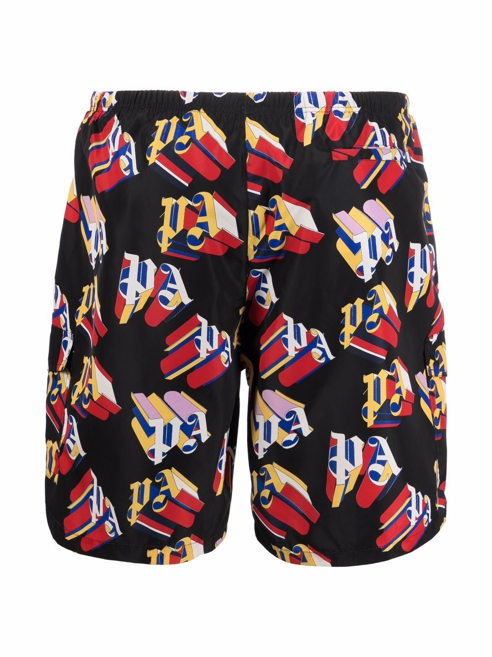 logo-print swim shorts - 2