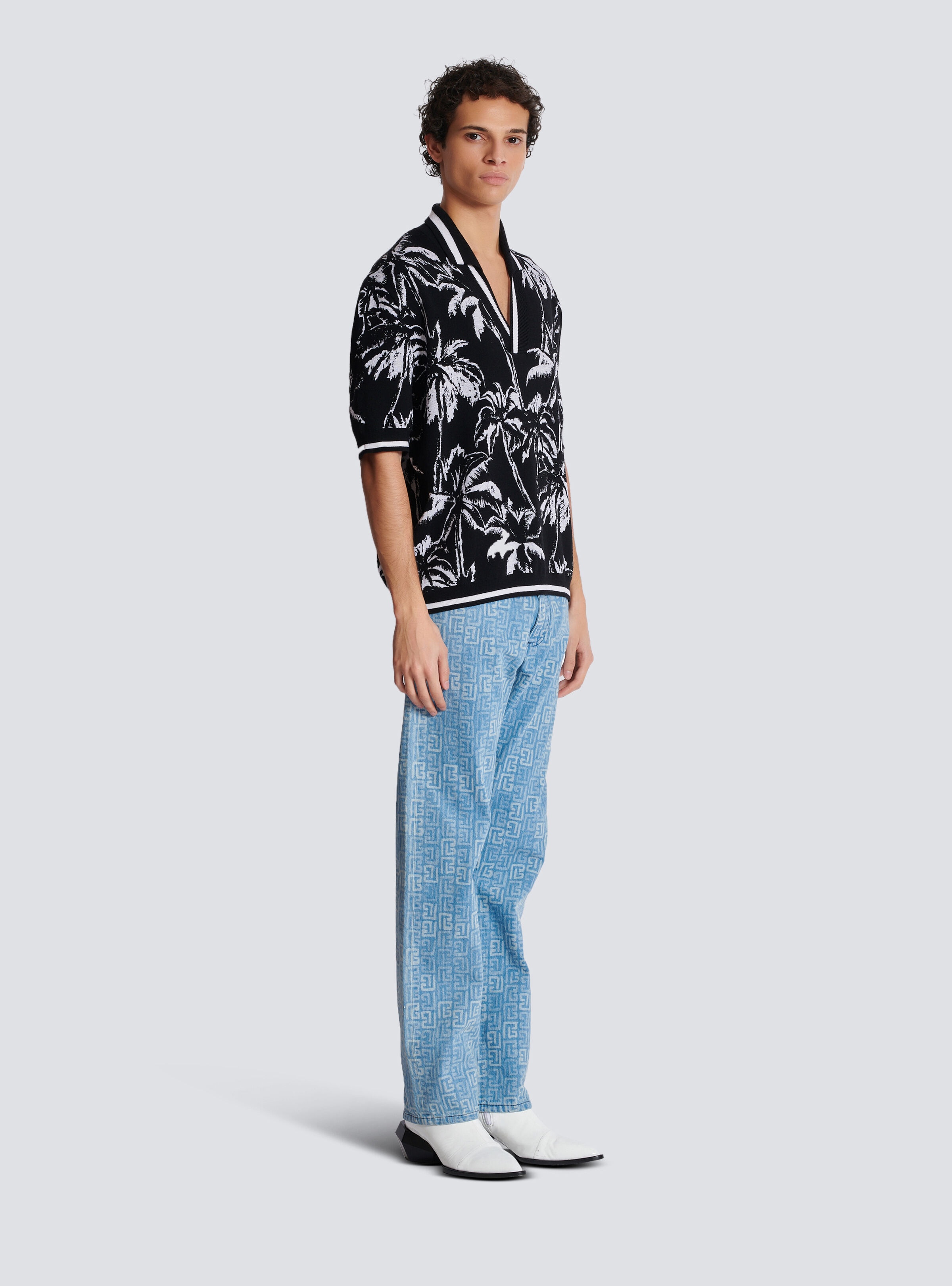 Palm knit polo - 2