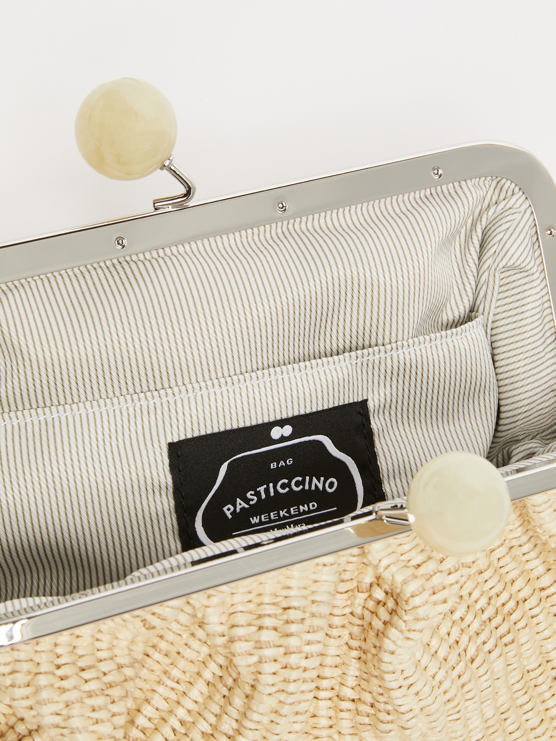 FORTUNA Medium raffia-look Pasticcino Bag - 6
