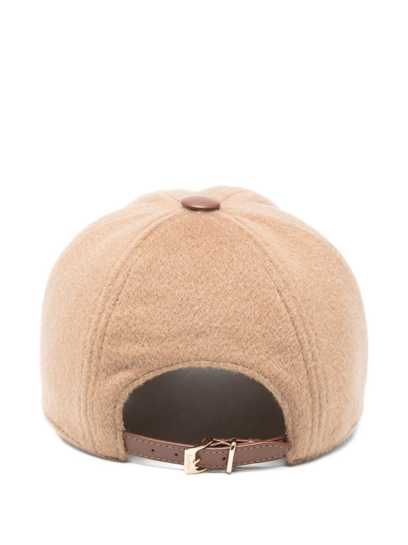 Max Mara felted initial cashmere cap outlook