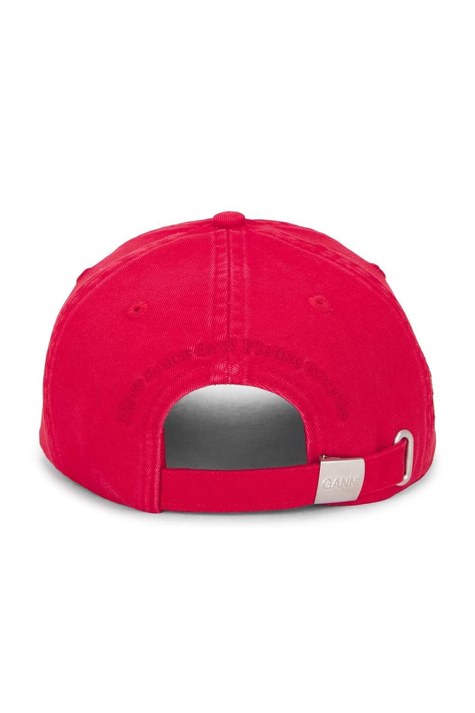 Washed Cotton Canvas Embroidered Cap - 2