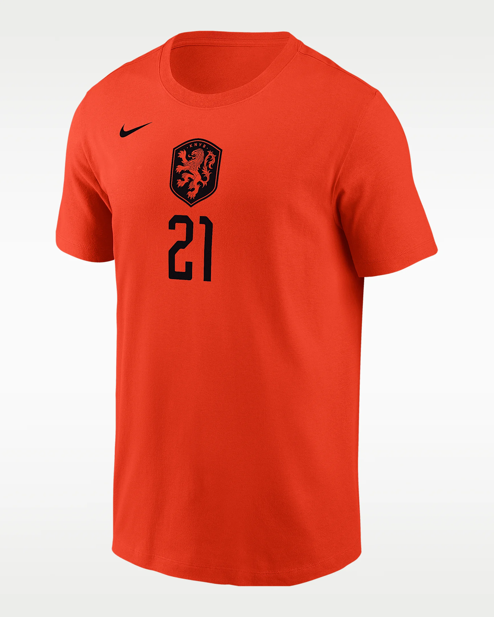 Frenkie De Jong Netherlands Men's Nike Soccer T-Shirt - 1