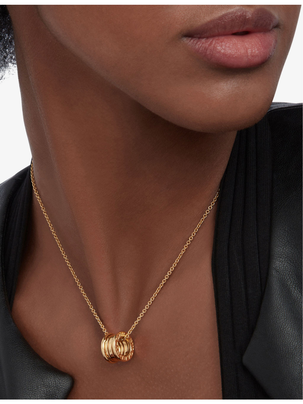 B.zero1 18ct yellow-gold pendant necklace - 5
