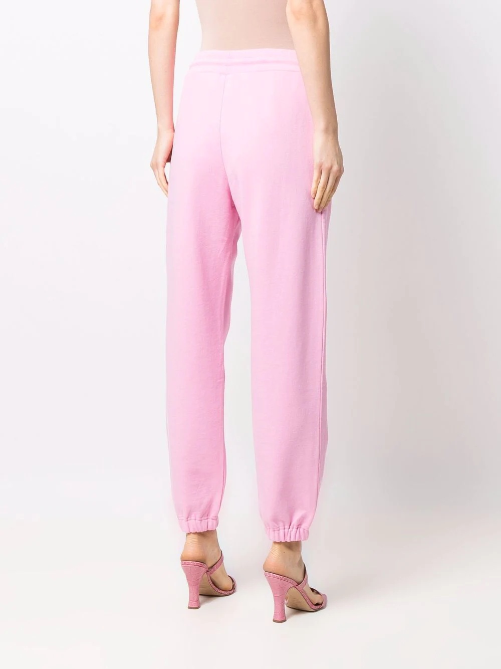 pink logo print joggers - 4