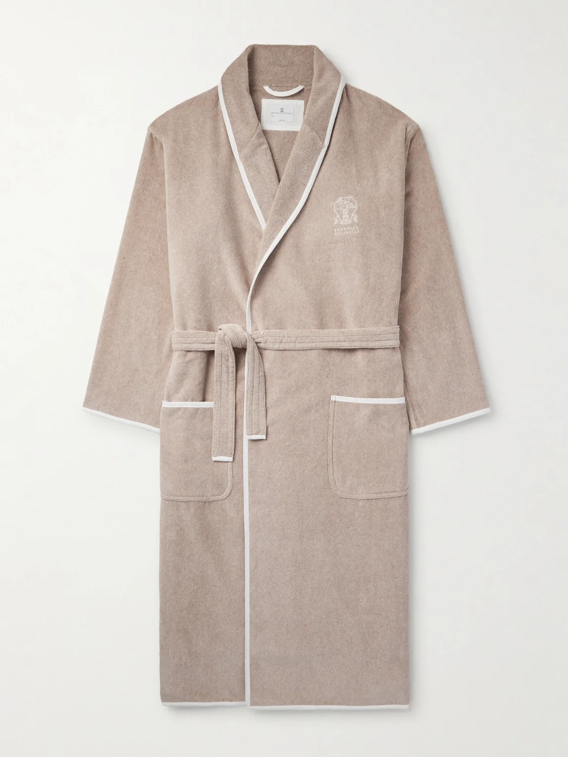 Cotton-Terry Bathrobe - 1