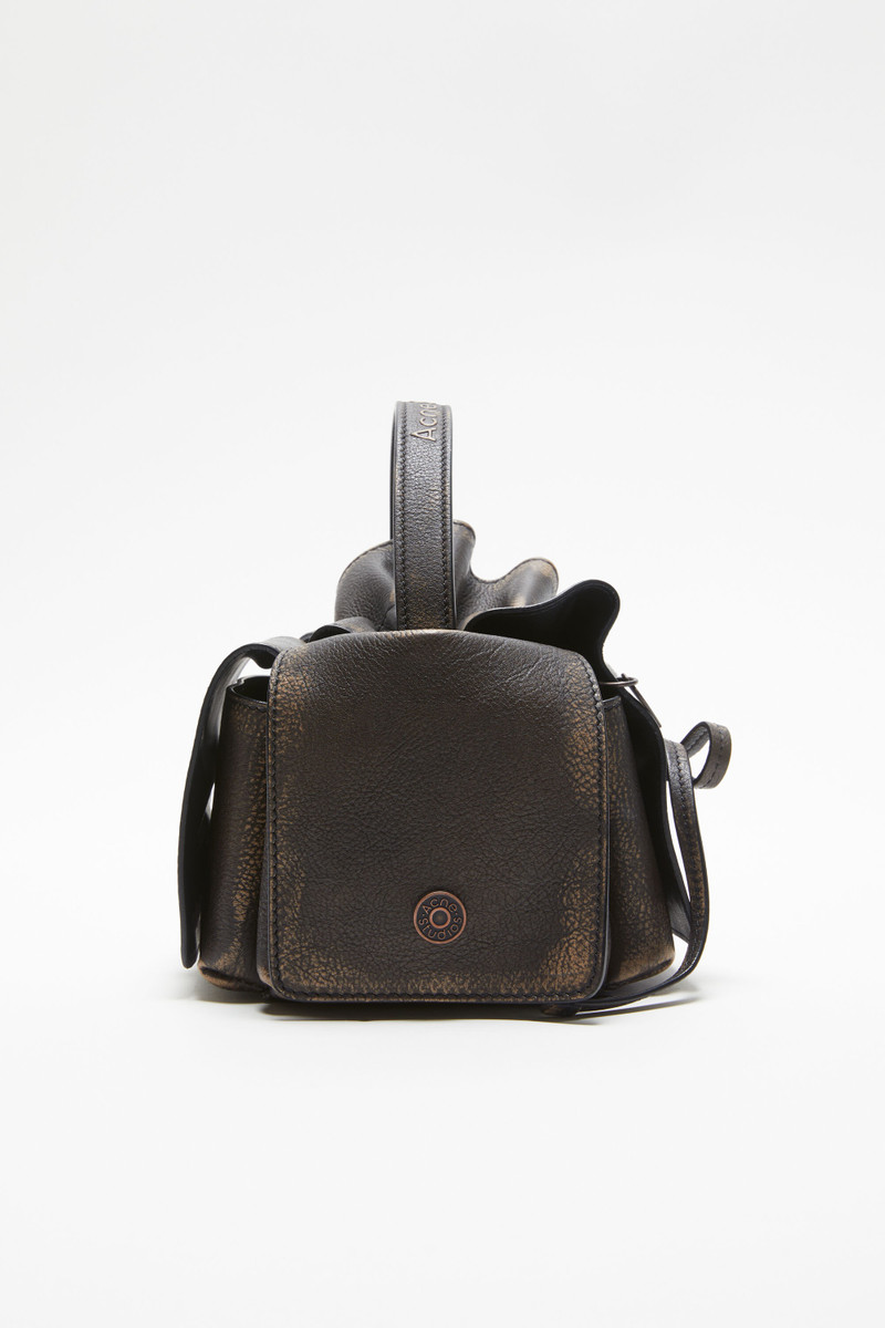 Multipocket mini bag - Dark brown/beige 5