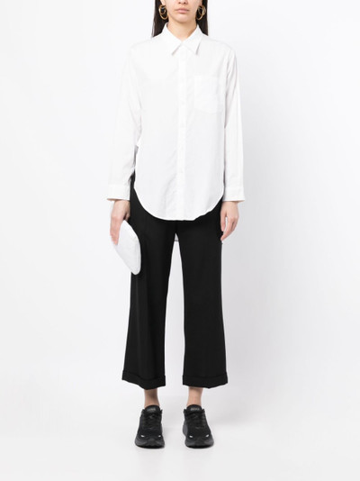 Yohji Yamamoto long-sleeve cotton shirt outlook