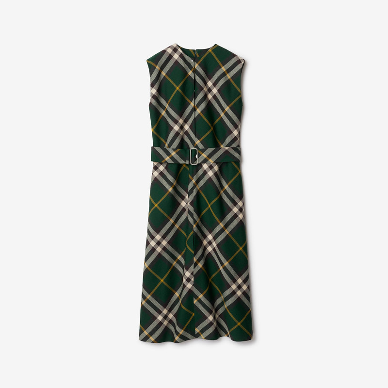 Check Wool Dress 1