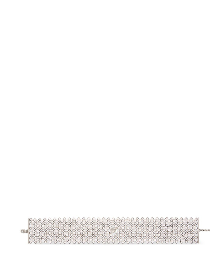 Blumarine logo-plaque choker necklace outlook