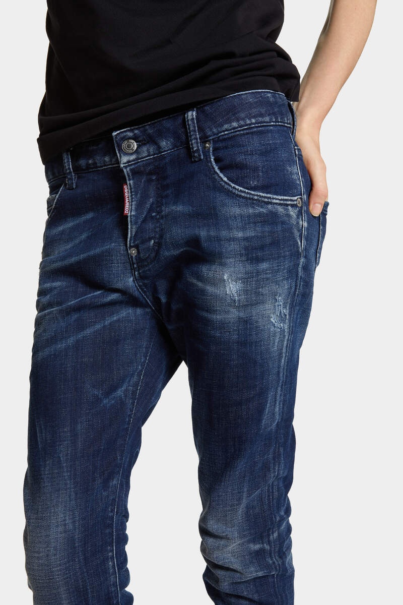 DARK MILKY WAY WASH COOL GIRL JEANS - 5