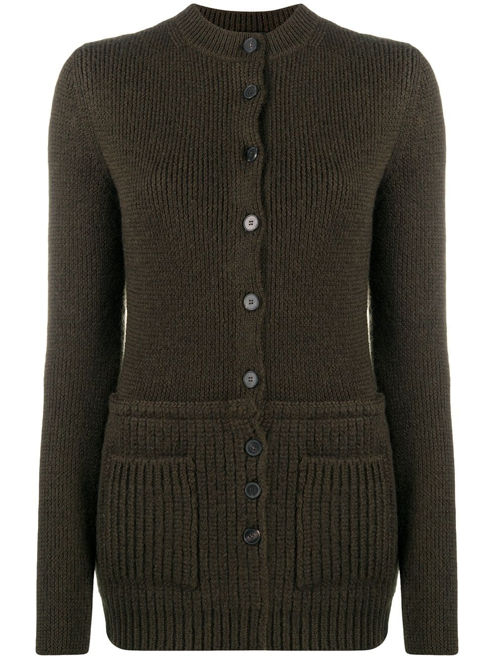 button-down cardigan - 1