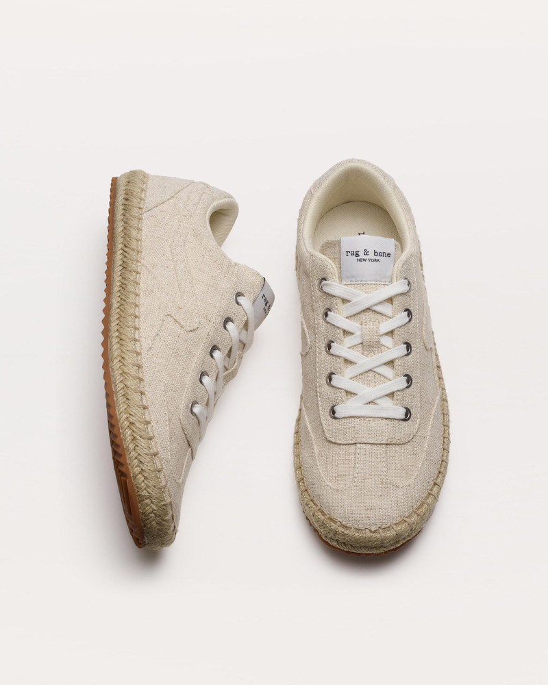 Retro Espadrille Sneakers
Linen Canvas 5
