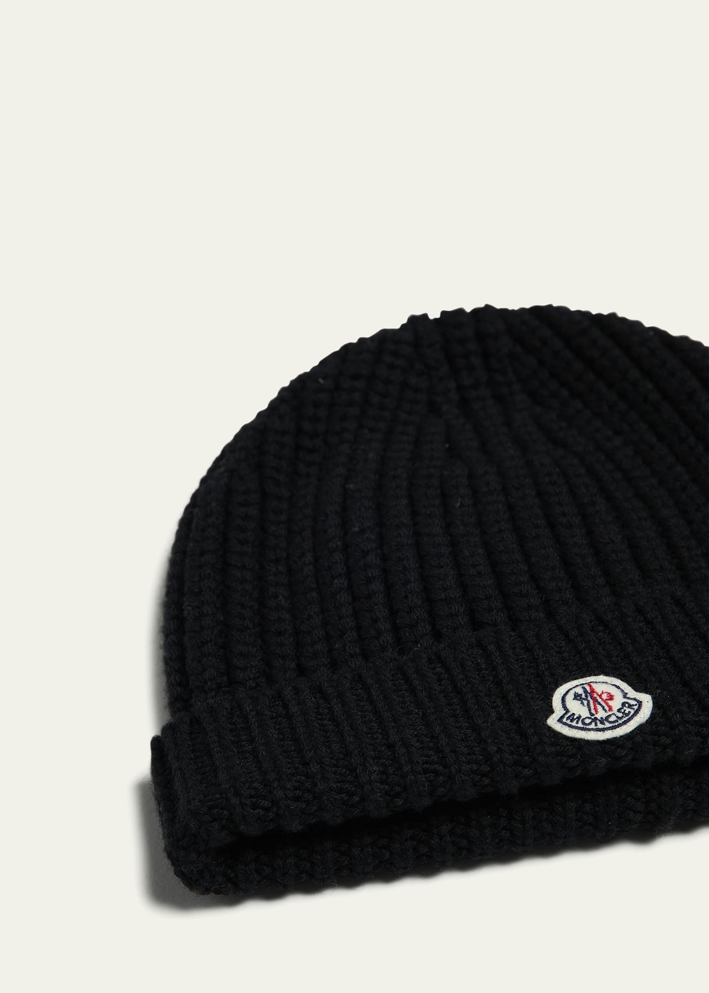 Ribbed Wool Logo Beanie - 2
