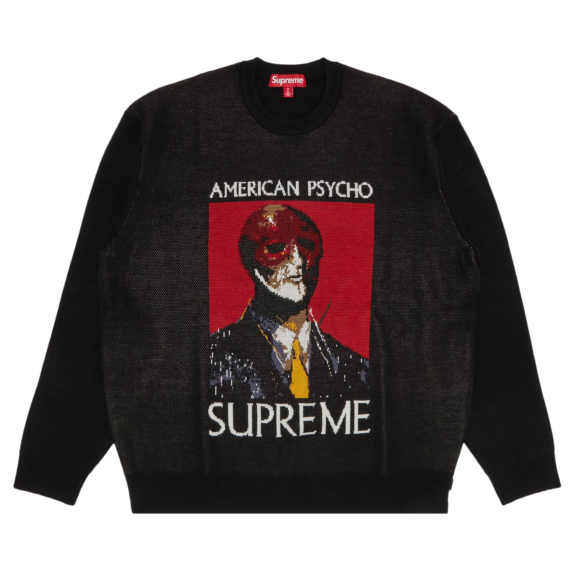 Supreme American Psycho Sweater 'Black' - 1