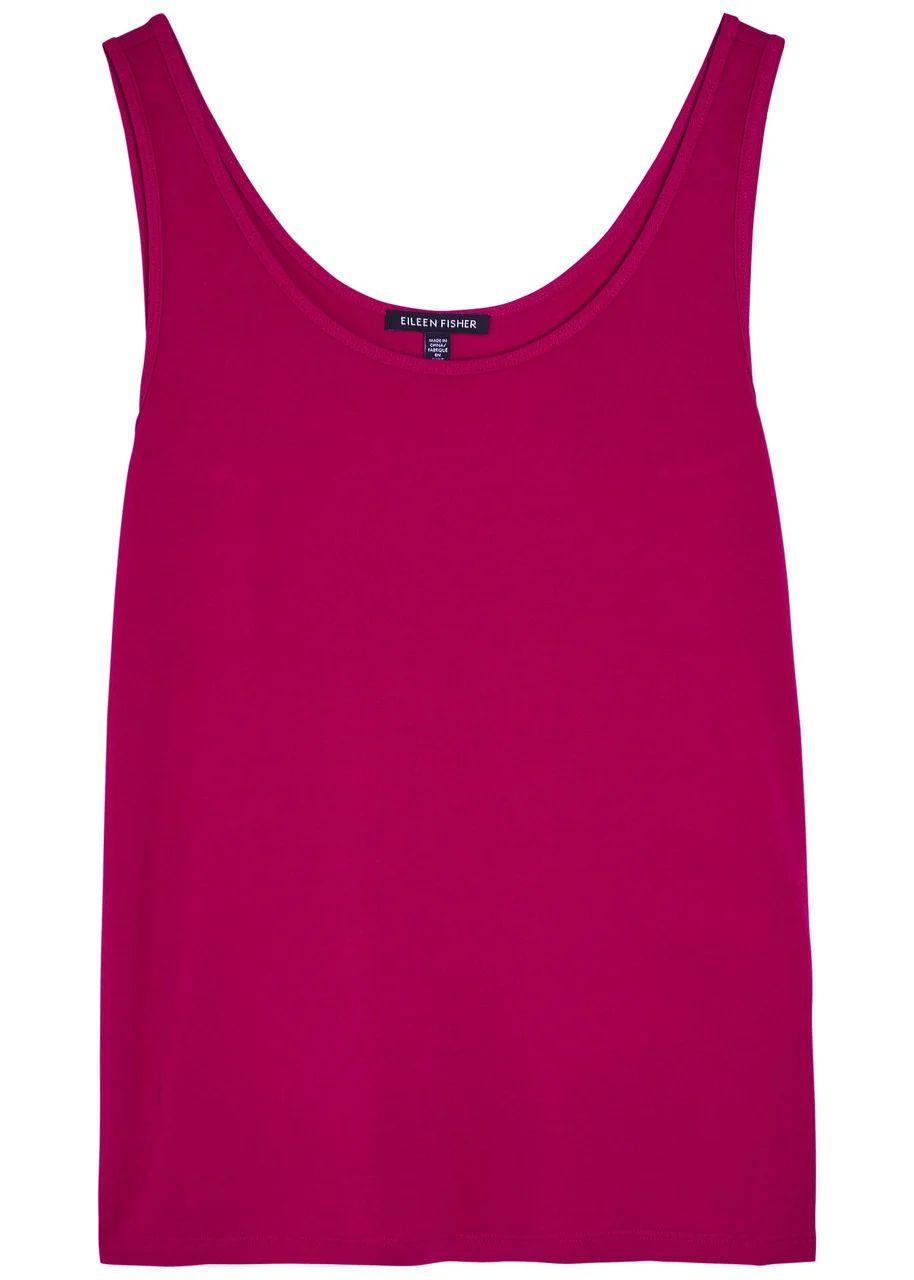 Eileen Fisher Silk-crepe Tank - 1