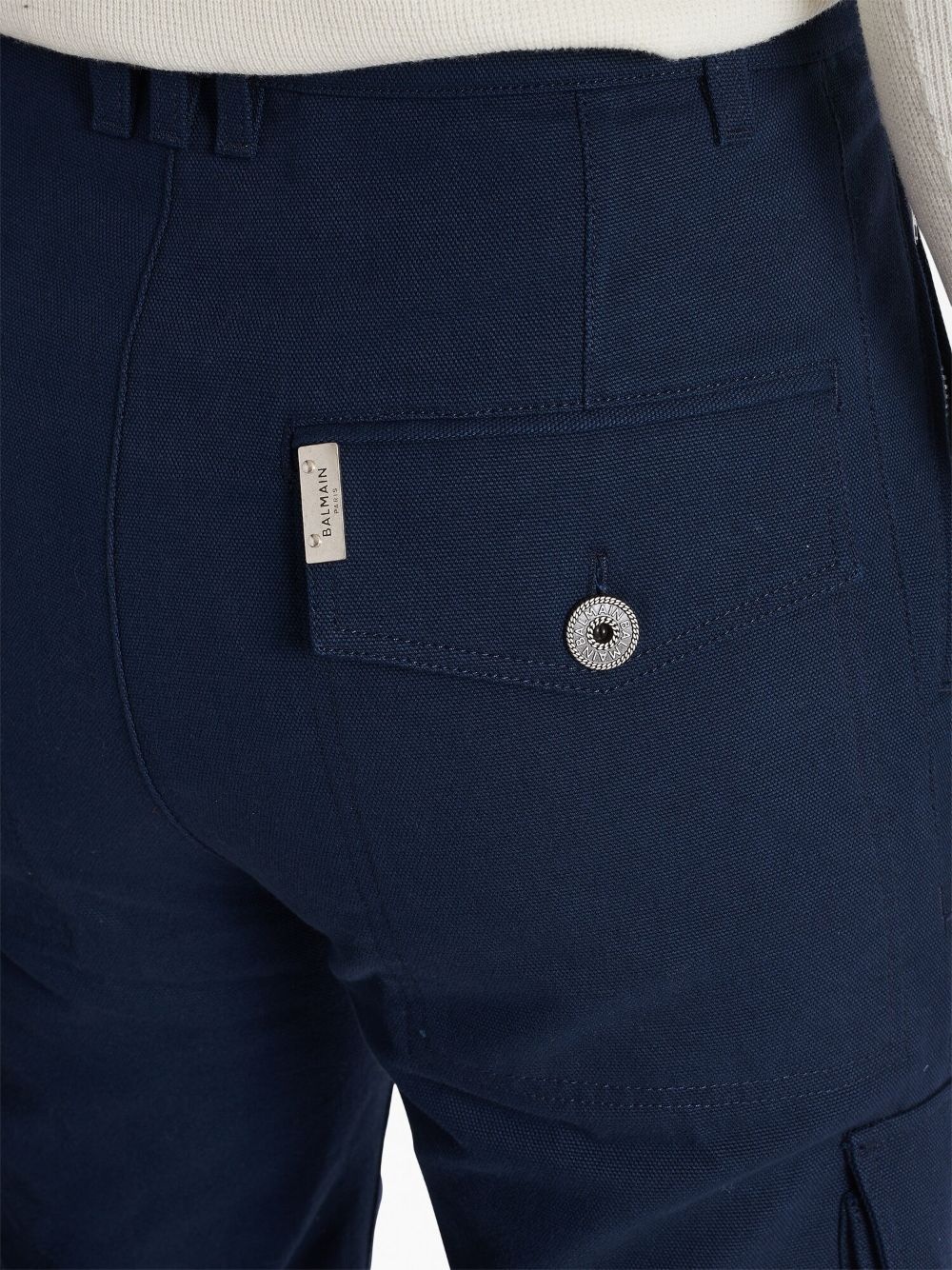 cargo cotton cropped trousers - 6