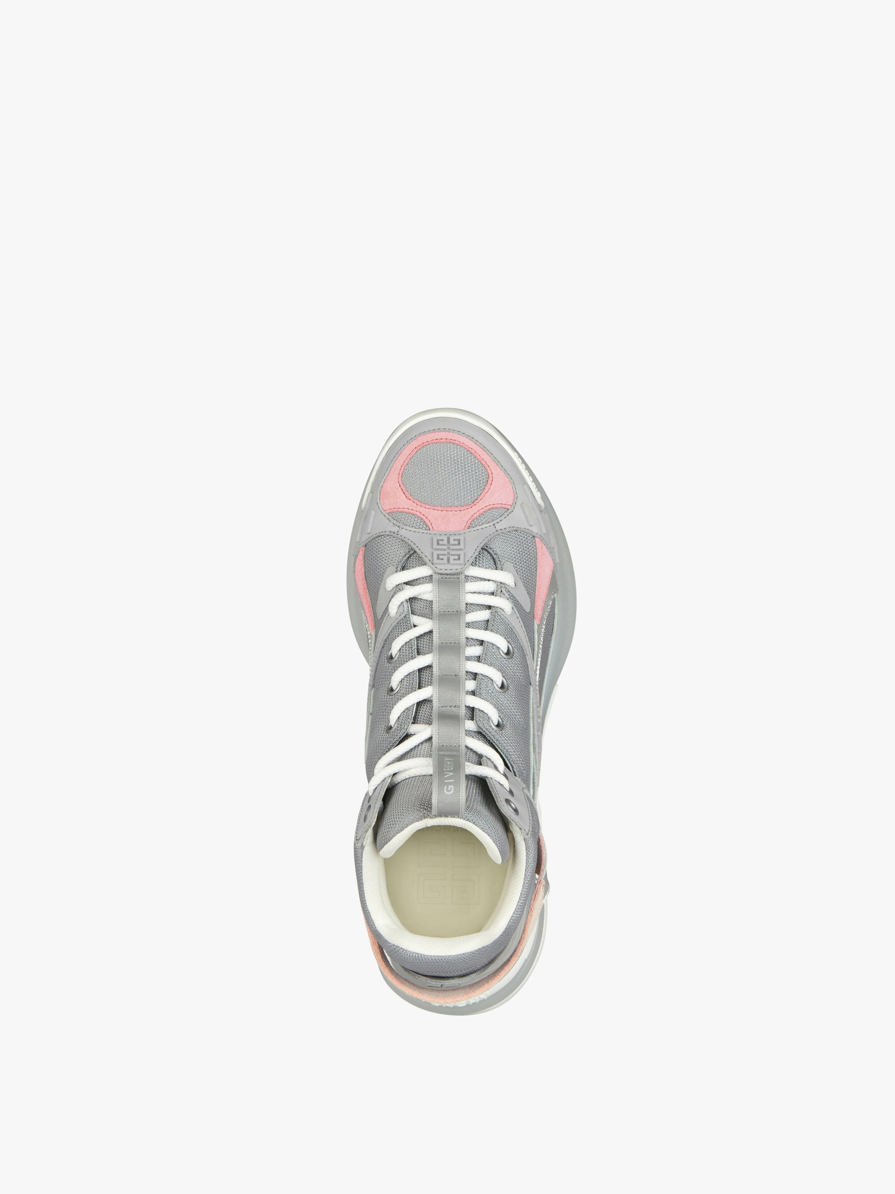 GIV 1 TR HIGH SNEAKERS IN MESH, SUEDE AND LEATHER - 4