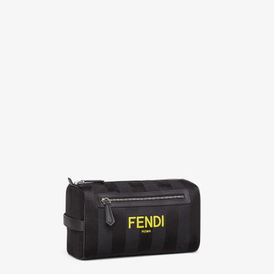 FENDI Black nylon toiletry case outlook