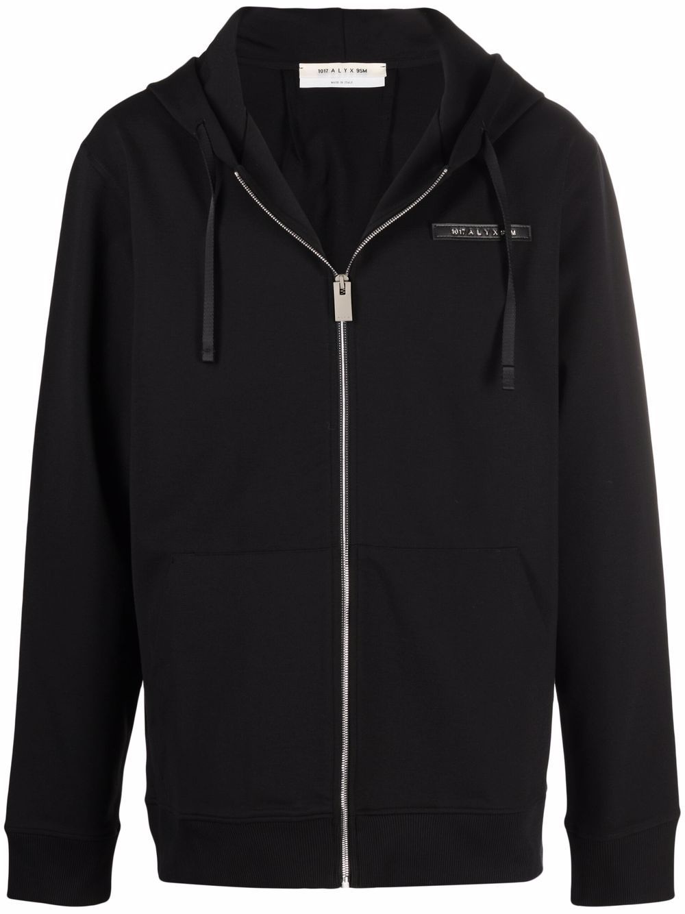 logo-print zip-up hoodie - 1