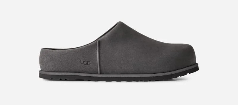 ® Men's Otzo Clog Nubuck Shoes in Dark Grey - 1